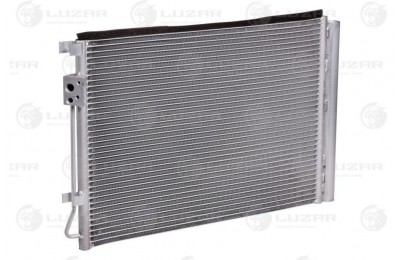 Радиатор кондиц. с ресивером для а/м Hyundai Solaris II/Kia Rio V (17-) (LRAC 08L5) производство «Luzar»
