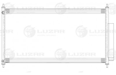 Радиатор кондиц. для а/м Honda Accord IX (12-) 2.0i/2.4i M/A (LRAC 2313) производства «Luzar»