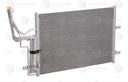 Радиатор кондиц. с ресивером для а/м Mazda 3 (03-)/5 (05-) (LRAC 2548)