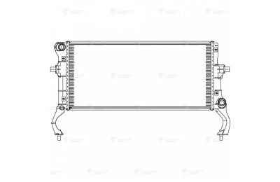 Радиатор охлаждения для а/м Seltos (19-) 1.6i 7DCT «Luzar»