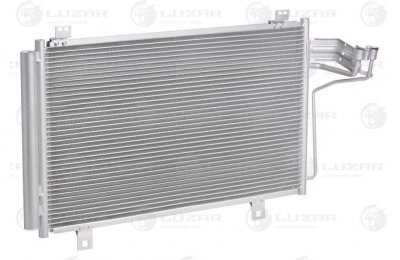 Радиатор кондиц. с ресивером для а/м Mazda 6 (GJ) (12-) (LRAC 251PE) производства «Luzar»