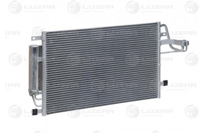 Радиатор кондиц. с ресивером для а/м Hyundai Tucson/Kia Sportage (04-) (LRAC 08E2) производства «Luzar»