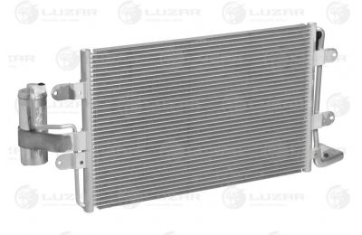 Радиатор кондиц. с ресивером для а/м Skoda Octavia (96-)/VW Golf IV (96-) (LRAC 18J0) производства «Luzar»