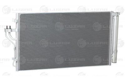 Радиатор кондиц. с ресивером для а/м Kia Sportage III/Hyundai iX35 (10-) G (тип Halla) (LRAC 08S5) производства «Luzar»