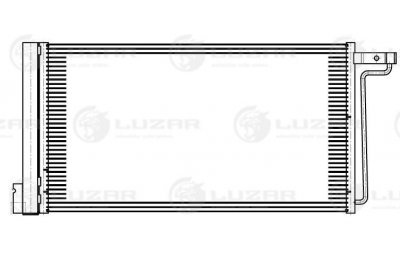 Радиатор кондиц. для а/м Ford Focus III (14-) 1.6i/2.0i (LRAC 1075) производства «Luzar»