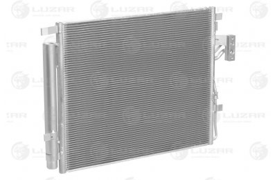 Радиатор кондиц. с ресивером для а/м Kia Sorento II (09-) 2.0D/2.2D (LRAC 0823) производства «Luzar»