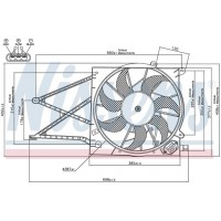 Вентилятор радиатора OPEL ASTRAG/ZAFIRA DTI -05