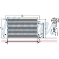 Радиатор кондиционера (конденсер) OPEL VECTRA C 2.0-2.2 DTI 02-
