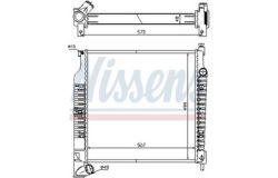 Радиатор охлаждения EN0 2003/2004гг CHRYSLER JEEP LIBERTY (2002-20