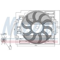 Вентилятор кондиционера BMW E39 2.0-2.8 95-04