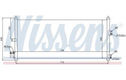 Радиатор кондиционера (конденсер) NISSAN ALMERA N16/PRIMERA P12 1.5/1.8/2.0 00-